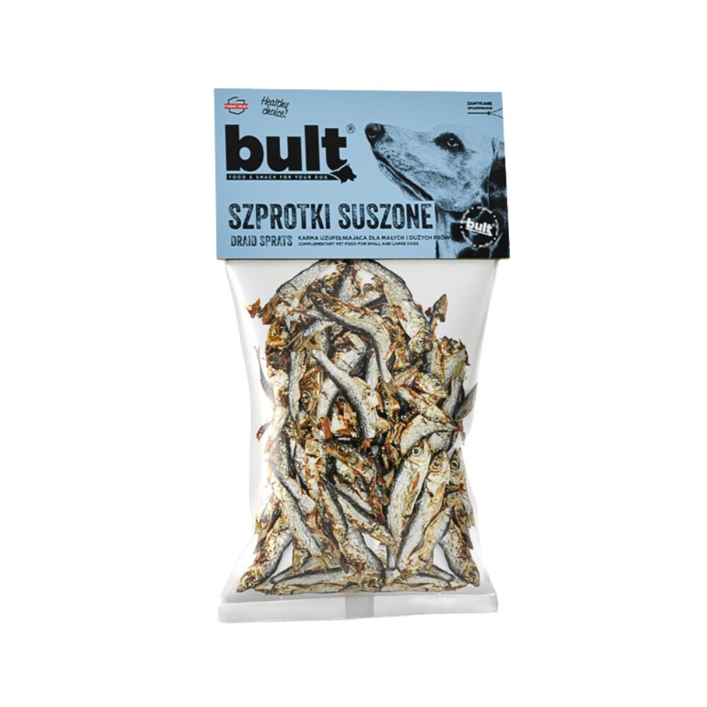 Bult - Suszone szprotki 150 g - przysmak z ryby dla psa