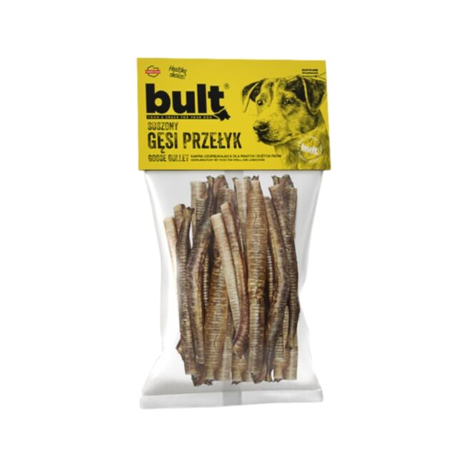 Bult - Gęsi przełyk 35 g - naturalny gryzak z drobiu dla psa