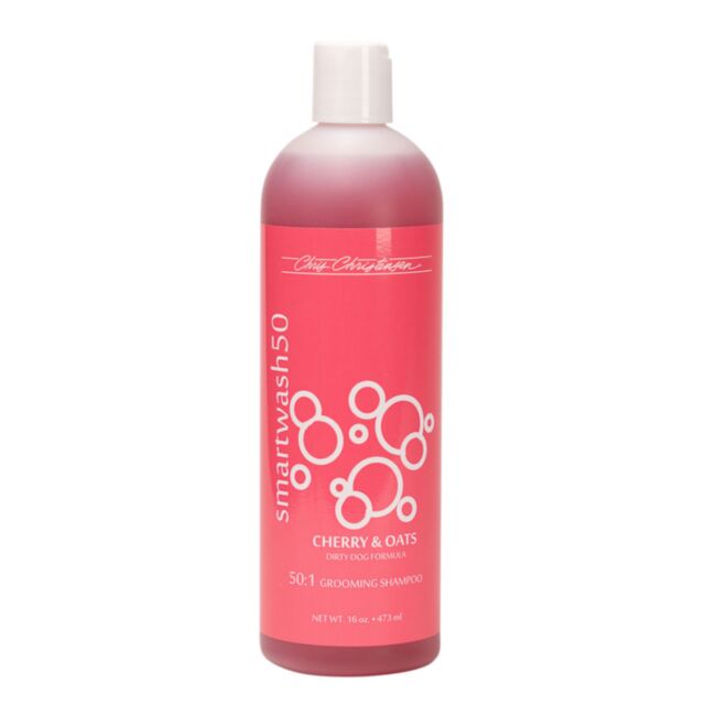 Chris Christensen Smart Wash 50 Cherry & Oats Shampoo 473 ml - skoncentrowany szampon 50:1, głęboko oczyszczający o zapachu wiśniowo-owsianym