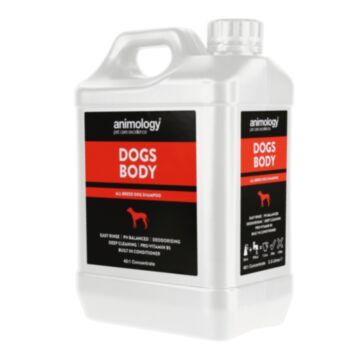 Animology Dogs Body 2,5 l - szampon do wszystkich rodzajów sierści, koncentrat 40:1