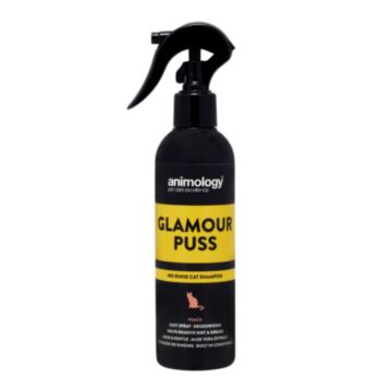 Animology Glamour Puss No Rinse Cat Shampoo 250 ml - szampon bez spłukiwania dla kotów o zapachu brzoskwini w sprayu