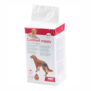 Savic Comfort Nappy - pieluchy dla psa 12 szt. rozmiar 4