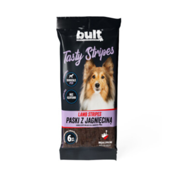 Bult - Tasty Stripes 60 g - paski z jagnięciną dla psa