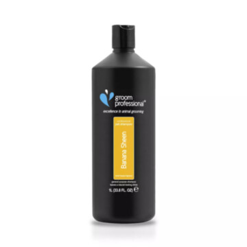 Groom Professional Banana Sheen Shampoo 1 l - szampon z ekstraktem z banana, do każdego typu sierści
