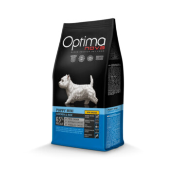 Optimanova Puppy Mini Chicken & Rice 2 kg - karma dla szczeniąt małych ras